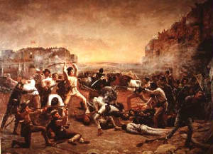 Fall of The Alamo. Robert Jenkins Onderdonk, 1903
