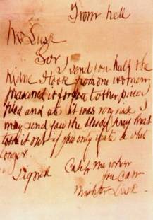 From Hell Letter